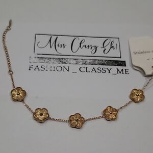 Gold Flower Bracelet